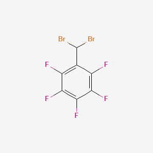 1-(dibromomethyl)-2,3,4,5,6-pentafluorobenzene CAS 887266-89-9