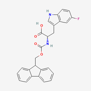 (2S)-2-(9H-fluoren-9-ylmethoxycarbonylamino)-3-(5-fluoro-1H-indol-3-yl)propanoic acid CAS 908846-88-8
