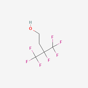 3,4,4,4-tetrafluoro-3-(trifluoromethyl)butan-1-ol CAS 90999-87-4