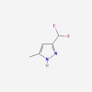 3-(difluoromethyl)-5-methyl-1H-pyrazole CAS 934759-09-8