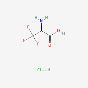 2-amino-3,3,3-trifluoropropanoic acid;hydrochloride CAS 96105-72-5