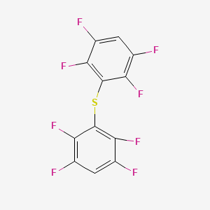 1,2,4,5-tetrafluoro-3-(2,3,5,6-tetrafluorophenyl)sulfanylbenzene CAS 967-95-3