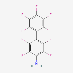 2,3,5,6-tetrafluoro-4-(2,3,4,5,6-pentafluorophenyl)aniline CAS 969-25-5