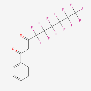 4,4,5,5,6,6,7,7,8,8,9,9,9-tridecafluoro-1-phenylnonane-1,3-dione CAS 99338-16-6